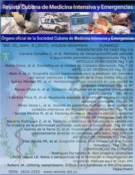 Revista Cubana de Medicina Intensiva y Emergencias (CUBA)  2012 - 2018