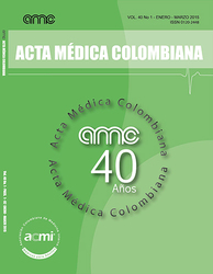 Revista Acta Médica Colombiana (COLOMBIA-ACMI) 2014, 2015, 2016